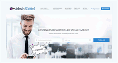 Desktop Screenshot of jobsinsuedtirol.com